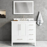 Icera - Malibu Vanity Cabnet, 30-in Matte White - Matte White