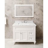 Icera - Presley 36-in Mirror, White - White