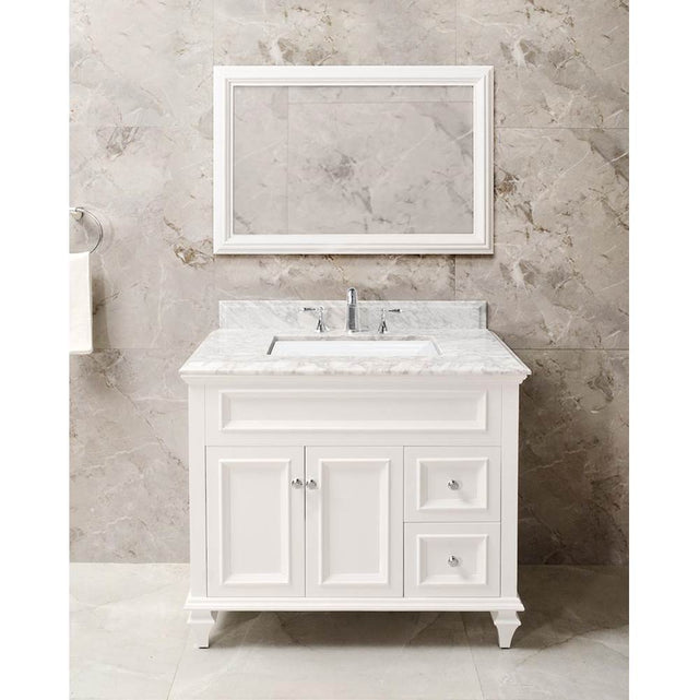 Icera - Presley 36-in Mirror, White - White