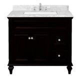 Icera - Presley Vanity Cabinet, 36-in Espresso - Espresso