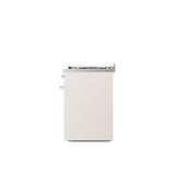 30'' Nostalgie II Series Freestanding Dual Fuel Range - Antique White - Bronze trim- Natural Gas