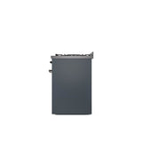 30'' Nostalgie II Series Freestanding Dual Fuel Range - Blue Grey - Bronze trim- Natural Gas
