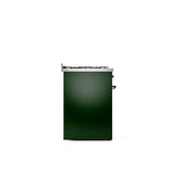 30'' Nostalgie II Series Freestanding Dual Fuel Range - Emerald Green - Bronze trim- Natural Gas