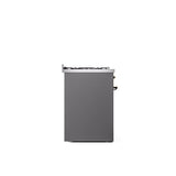 30'' Nostalgie II Series Freestanding Dual Fuel Range - Matte Graphite - Bronze trim- Natural Gas