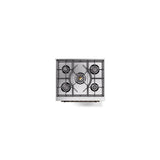 30'' Nostalgie II Series Freestanding Dual Fuel Range - Matte Graphite - Bronze trim- Natural Gas