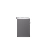 30'' Nostalgie II Series Freestanding Dual Fuel Range - Matte Graphite - Bronze trim- Natural Gas