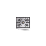 30'' Nostalgie II Series Freestanding Dual Fuel Range - Stainless Steel - Bronze trim- Natural Gas