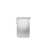 30'' Nostalgie II Series Freestanding Dual Fuel Range - Stainless Steel - Bronze trim- Natural Gas