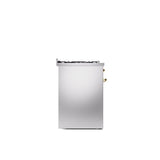 30'' Nostalgie II Series Freestanding Dual Fuel Range - Stainless Steel - Bronze trim- Natural Gas