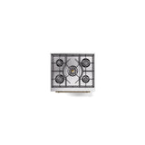 30'' Nostalgie II Series Freestanding Dual Fuel Range - Stainless Steel - Bronze trim- Natural Gas
