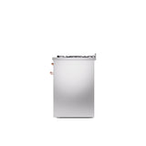 30'' Nostalgie II Series Freestanding Dual Fuel Range - Stainless Steel - Bronze trim- Natural Gas