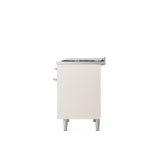 40'' Nostalgie II Series Freestanding Dual Fuel Range - Double Oven - Antique White - Bronze trim - Griddle - Natural Gas