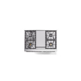 40'' Nostalgie II Series Freestanding Dual Fuel Range - Double Oven - Emerald Green - Bronze trim - Griddle - Natural Gas