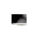 40'' Nostalgie II Series Freestanding Electric Induction Range - Double Oven - Midnight Blue - Bronze trim