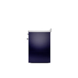 30'' Nostalgie II Series Freestanding Electric Induction Range - Midnight Blue - Bronze trim