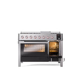 Panoramagic 48'' Dual Fuel 8 Gas Burners w/ Griddle Double Oven - Stainless Steel- Natual Gas