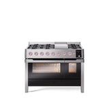 Panoramagic 48'' Dual Fuel 8 Gas Burners w/ Griddle Double Oven - Stainless Steel- Natual Gas