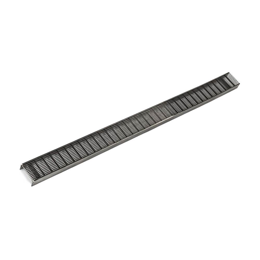 Infinity Drain - 24'' Wedge Wire Grate for FXAS 65/FFAS 65/FCSAS 65 in Polished Stainless - Polished Stainless
