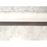 72'' S-PVC Series Low Profile Complete Kit with 1 1/2'' Wedge Wire Grate in Matte Black