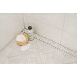 96'' S-Stainless Steel Series Complete Kit with Tile Insert Frame in Matte Black