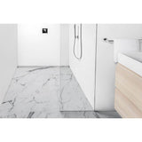 60'' S-Stainless Steel Series High Flow Complete Kit with Tile Insert Frame in Matte Black with ABS Drain Body, 3'' Outlet