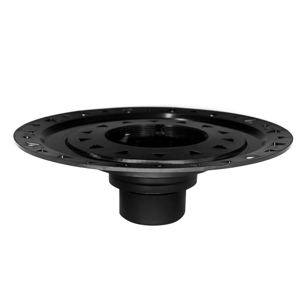 Infinity Drain - Bonded Flange ABS Drain 4'' Throat, 2'', 3'', and 4'' Outlet