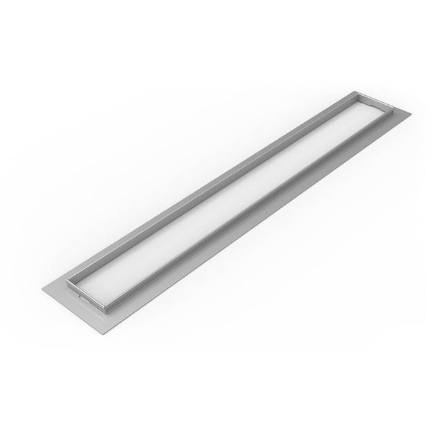 Infinity Drain - 54'' Length x 1'' Height Clamping Collar in Polished Stainless for Universal Infinity DrainE - Polished Stainless