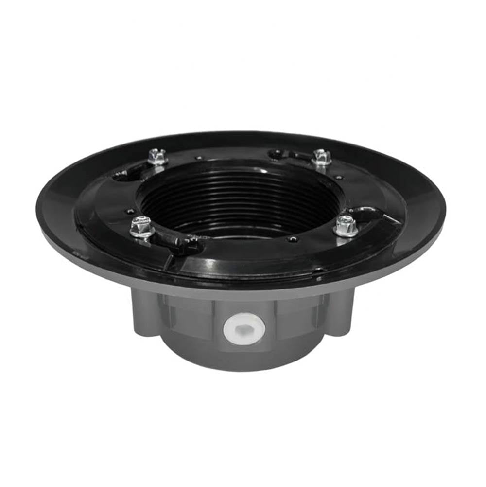 Infinity Drain - Clamp Down Drain ABS 4'' Throat, 3'' Outlet