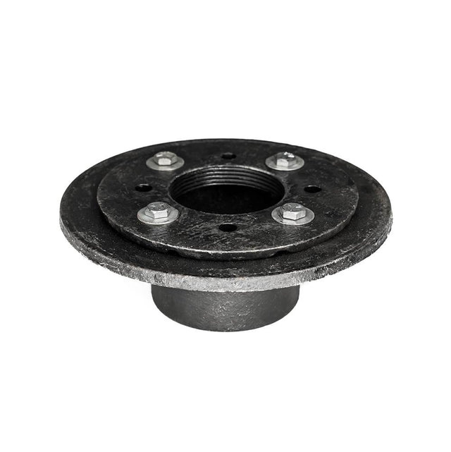 Infinity Drain - Clamp Down Drain Cast Iron 2'' throat, 2'' inside caulk outlet