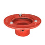 Infinity Drain - Clamp Down Drain Cast Iron 4'' throat, 2'' inside caulk outlet