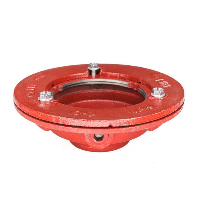 Infinity Drain - Clamp Down Drain Cast Iron 4'' throat, 2'' threaded outlet