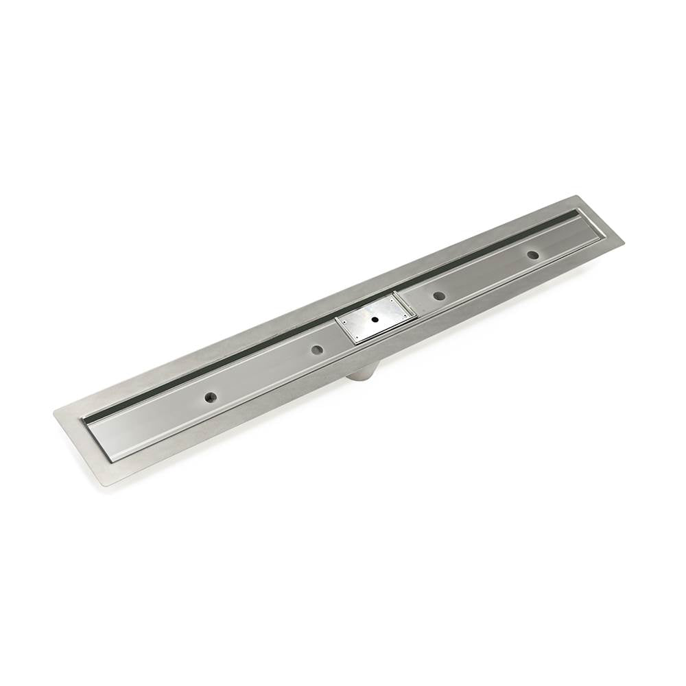 Infinity Drain - 60'' Slot Drain Channel only for FF Series with 2'' No Hub Outlet