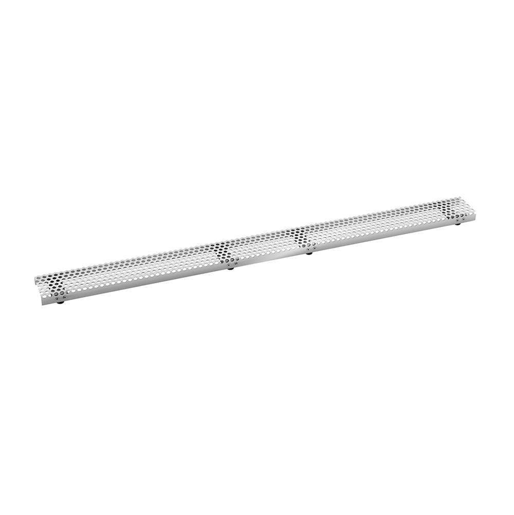 Infinity Drain - 96'' Perforated Circle Pattern Grate for S-DG 65 in Satin Stainless - Satin Stainless