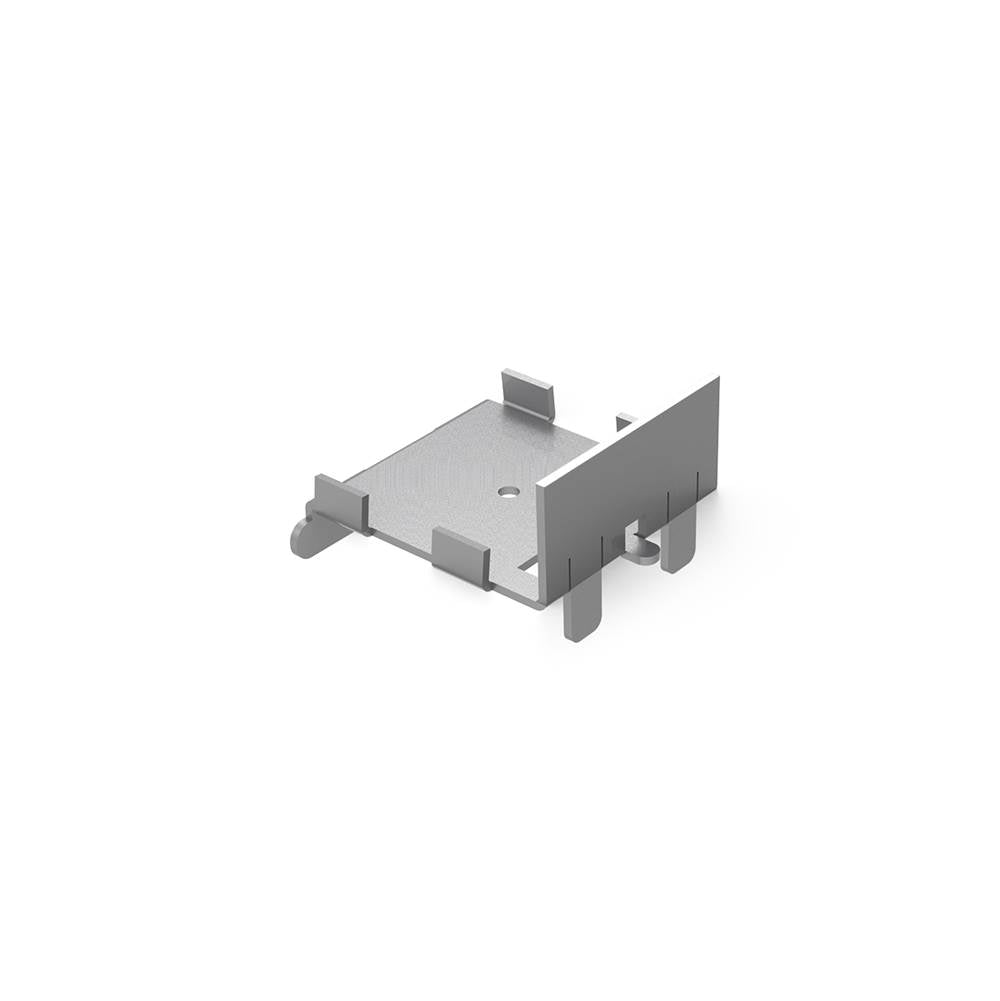 Infinity Drain - Stainless Steel End Cap for TA 65 Tile Insert Frame in Polished Stainless - Polished Stainless