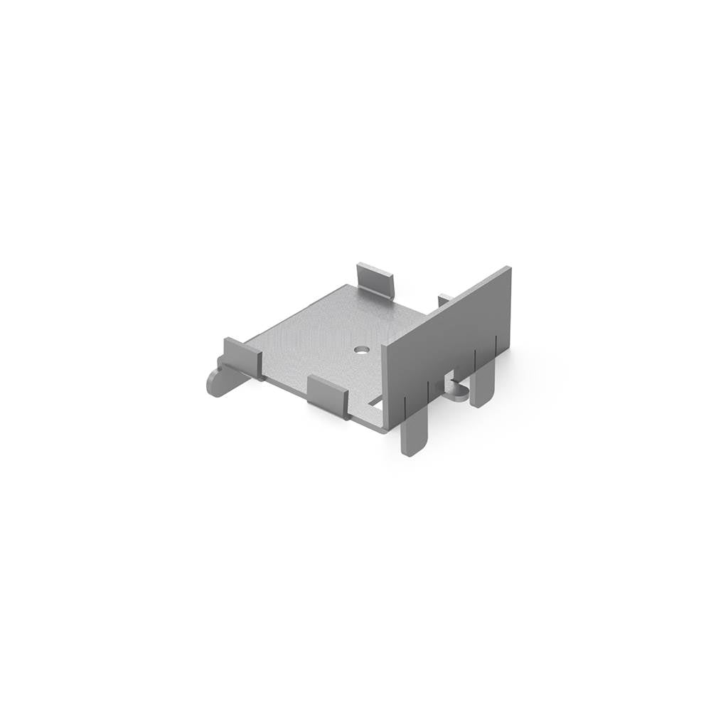 Infinity Drain - Stainless Steel End Cap for TA 65 Tile Insert Frame in Satin Stainless - Satin Stainless