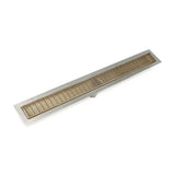 Infinity Drain - 36'' FF Series Complete Kit with 2 1/2'' Wedge Wire Grate in Satin Bronze - Satin Bronze
