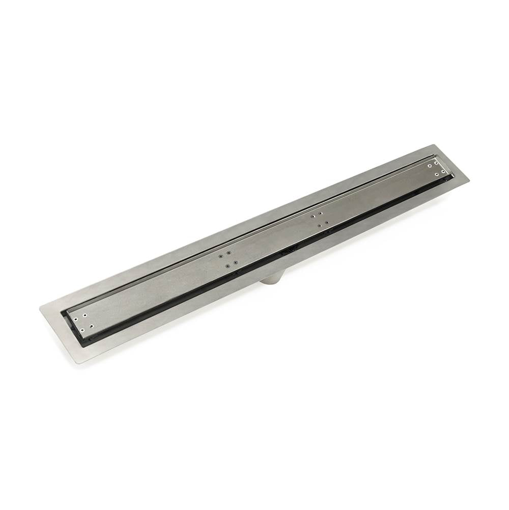 Infinity Drain - 32'' FF Series Complete Kit with Tile Insert Frame in Satin Stainless - Satin Stainless