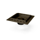 Infinity Drain - 5'' x 5'' Stainless Steel 2- Throat only for TDLF 5 Series in Oil Rubbed Bronze - Oil Rubbed Bronze