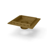 Infinity Drain - 5'' x 5'' Stainless Steel 2- Throat only for TDLF 5 Series in Satin Bronze - Satin Bronze