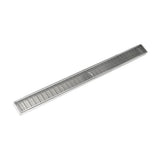 Infinity Drain - 42'' FX Series Complete Kit with Wedge Wire Grate in Polished Stainless - Polished Stainless