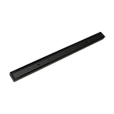 Infinity Drain - 60'' FX Series Complete Kit with Tile Insert Frame in Matte Black - Matte Black