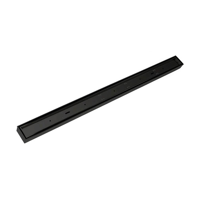 Infinity Drain - 60'' FX Series Complete Kit with Tile Insert Frame in Matte Black - Matte Black