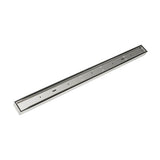 Infinity Drain - 48'' FX Series Complete Kit with Tile Insert Frame in Satin Stainless - Satin Stainless
