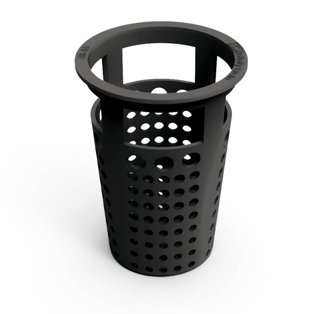 Infinity Drain - 2'' Hair Basket for 65 series in Black