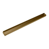 Infinity Drain - 88'' Stainless Steel Closed Ended Channel for 96'' S-TIFAS 65/99 Series in Satin Bronze - Satin Bronze
