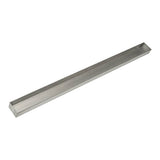 Infinity Drain - 40'' Stainless Steel Closed Ended Channel for 48'' S-TIFAS 65/99 Series in Satin Stainless - Satin Stainless