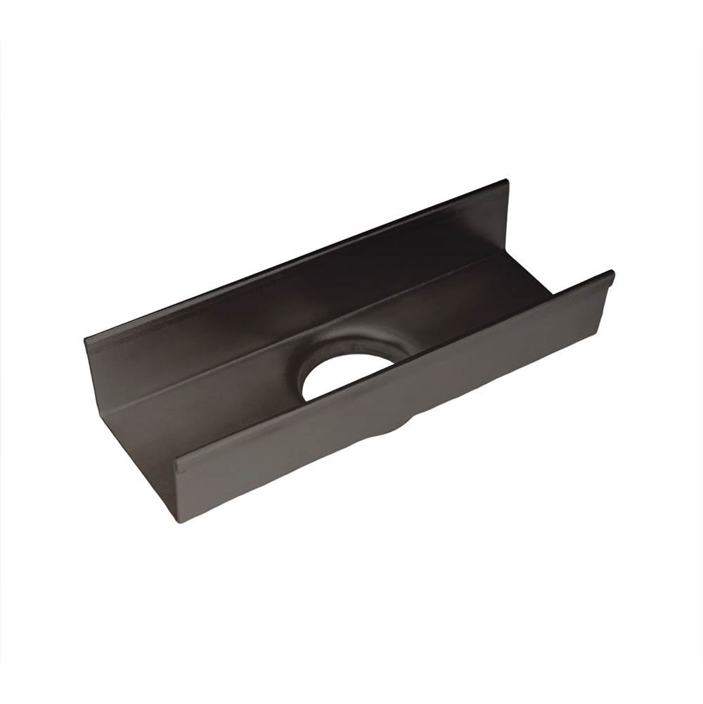 Infinity Drain - 8'' Stainless Steel Outlet Section for S-TIFAS 65 Series in Oil Rubbed Bronze - Oil Rubbed Bronze