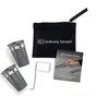 Infinity Drain - Hair Maintenance Kit. Includes maintenance guide, DKEY Lift-out key, and (2) HB 65 Hair Basket.