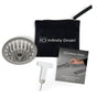 Infinity Drain - Hair Maintenance Kit. Includes maintenance guide, WKEY Lift-out key, and HS 4 Hair Strainer.