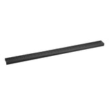 Infinity Drain - 48'' Perforated Offset Slot Pattern Grate for S-LT 65 in Matte Black - Matte Black